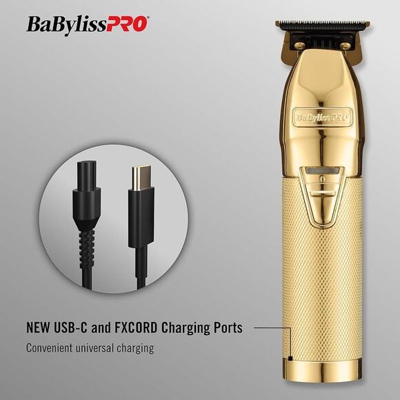 BaBylissPRO FX+ Professional Barber Cord/Cordless Hair Trimmers - GOLDFX+ - Picture 3 of 8